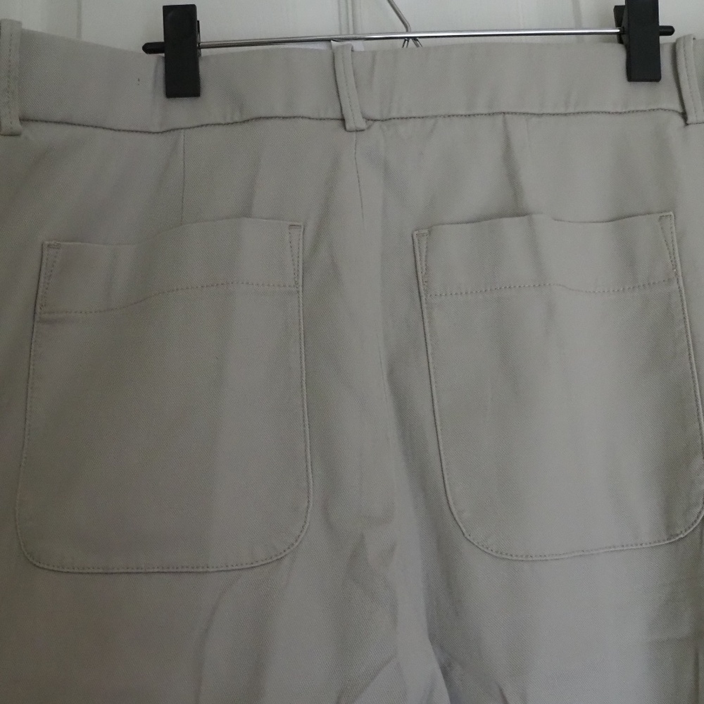 Spanx st crop wide leg 2.0 pants NWT 3X Stretch Twill in Bone - Picture 7 of 9